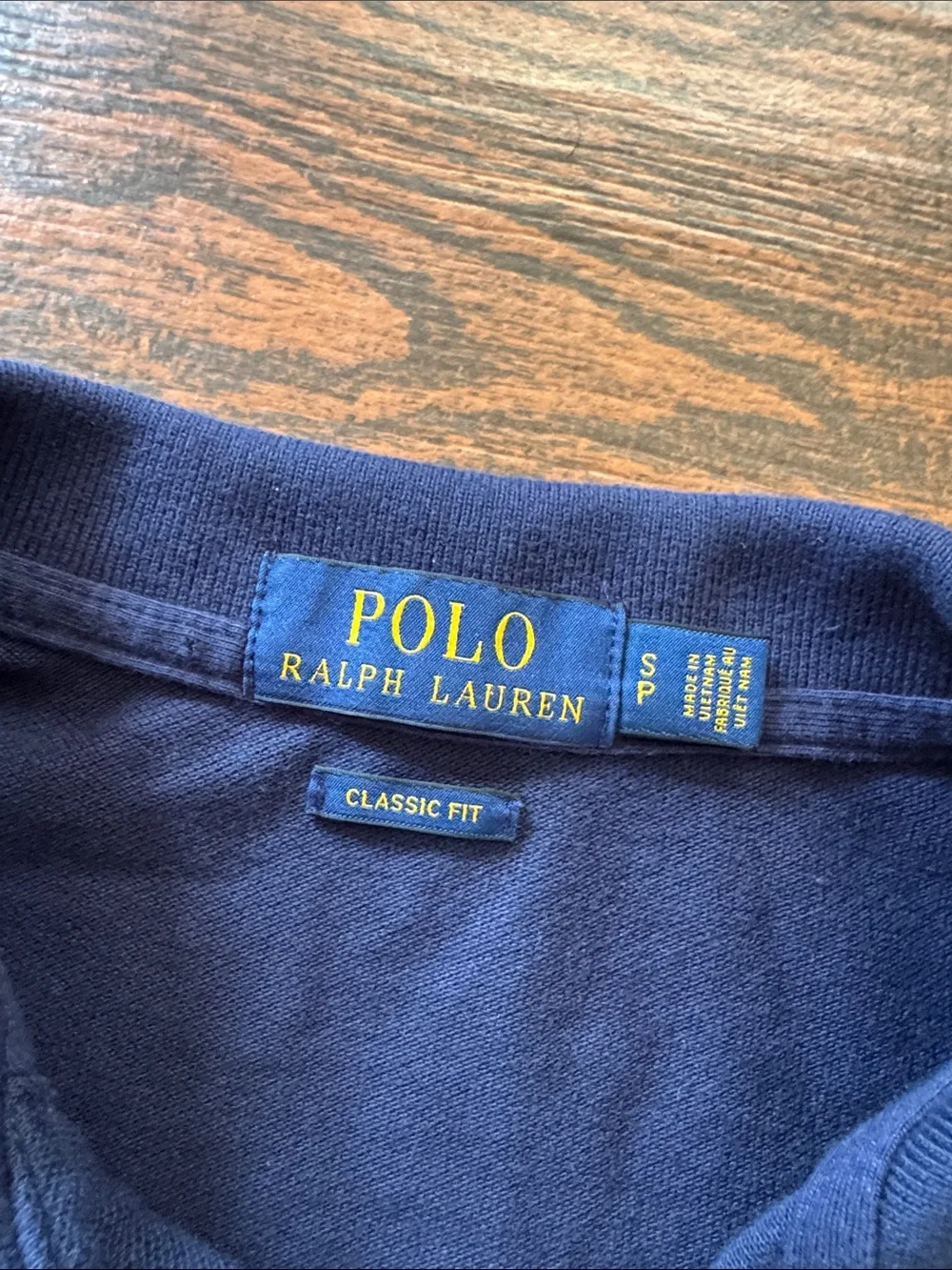 Polo by Ralph Lauren Navy Short-Sleeve Knit Polo with Blue Pony